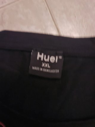 Camiseta Huel Negra Talla XXL