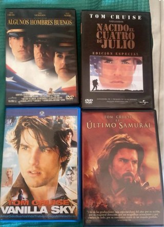 4 Películas DVD Tom Cruise