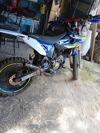 Sherco Enduro/Motocross Azul y Blanca