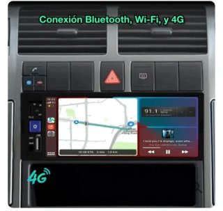 Radio Coche 1 DIN Pantalla 6.86 Carplay/Android