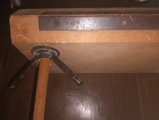 Prensa de cajo para encuadernar