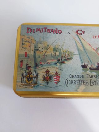 Caja de cigarros Dimitrino & C. Le Caire Égypte