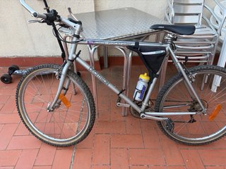 Bicicleta Decathlon plateada inf,,663261851 Fernan
