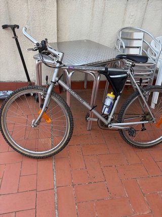 Bicicleta Decathlon plateada inf,,663261851 Fernan