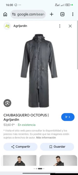 Chubasquero Northways Gris