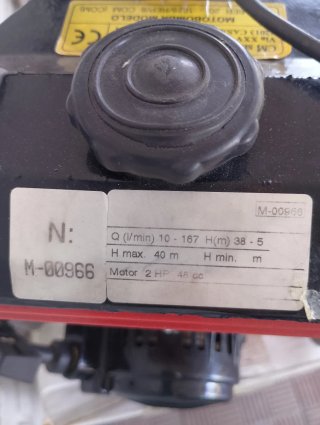 Motobomba 2 tiempos 45cc