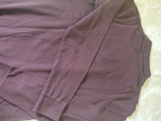 Polo Springfield manga larga, granate.