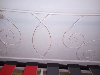 Estructura Cama Metal Somier láminas de madera