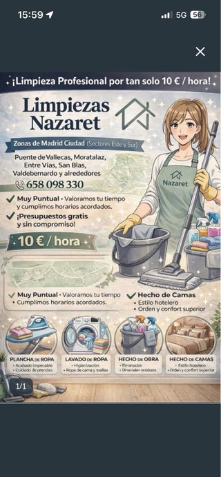 Servicios de limpieza