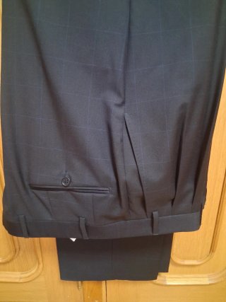 Traje Canali Negro Hombre