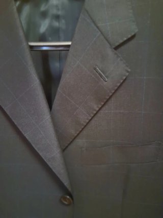 Traje Canali Negro Hombre
