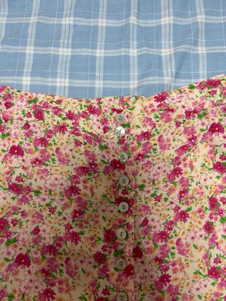 Falda larga floral talla única
