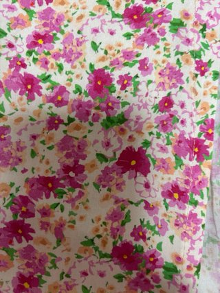 Falda larga floral talla única