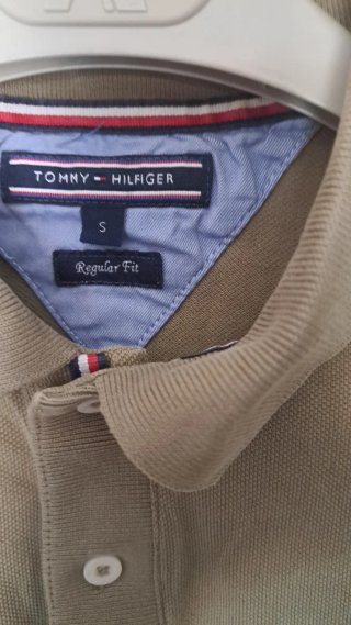 Polo Tommy Hilfiger Talla S Verde Oliva