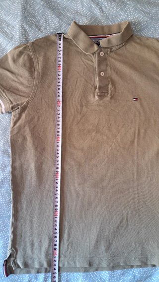 Polo Tommy Hilfiger Talla S Verde Oliva