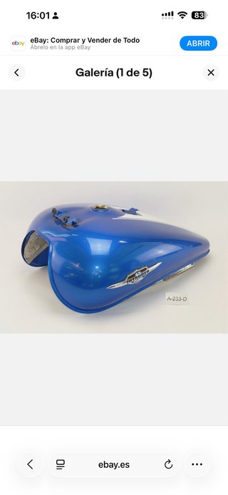 Depósito Suzuki Intruder 1800 Azul