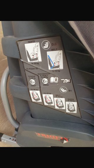 Silla de coche Klippan Comfort Negra