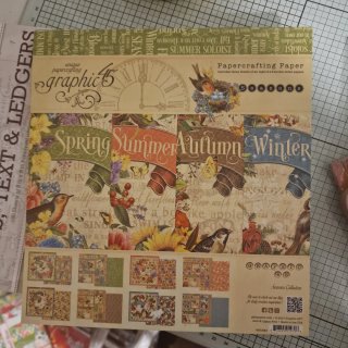 Pack Papel Scrapbooking Graphic 45 Seasons