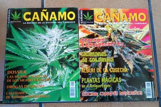 Revistas Cáñamo a 2.95€ la unidad.