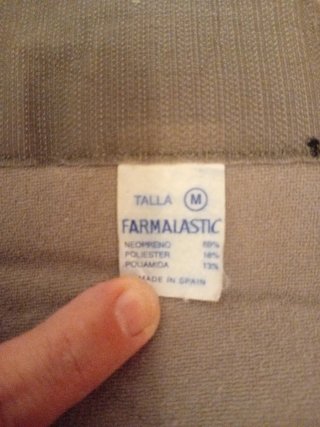 Faja Lumbar Farmalastic Azul