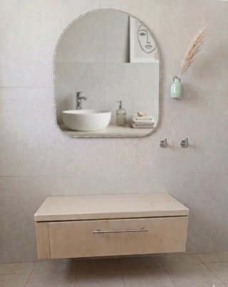 Se vende Mueble de  madera y espejo
