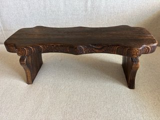 Taburete oración/meditación artigianale in legno massello