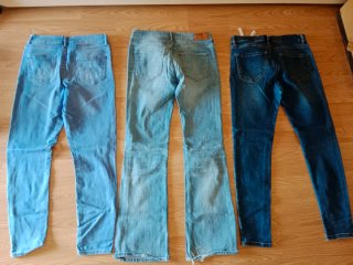 LOTE Pantalones vaqueros largos mujer
