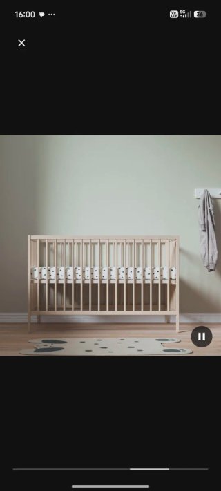 Cuna Ikea sniglar más colchon