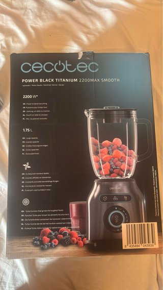 Batidora Cecotec Power Black Titanium 2200