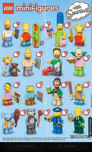 Lego ORIGINAL Homer Simpson Series 1 Minifigures