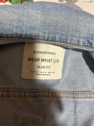 Cazadora vaquera unisex como nueva