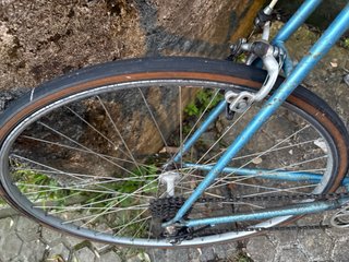 Bicicleta de carreras Jean-Car azul