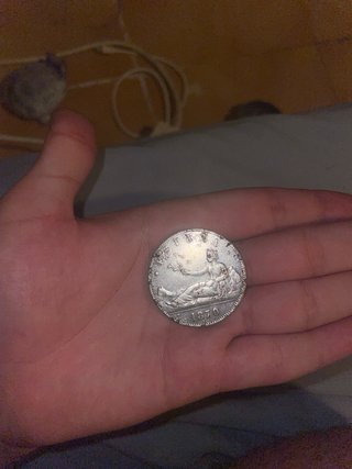 Moneda 5 Pesetas Plata 1870
