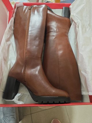 Botas altas DANSI marrón oscuro