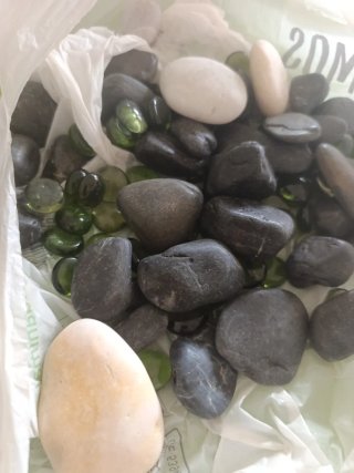 Piedras decorativas para plantas y jarrones