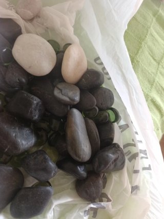 Piedras decorativas para plantas y jarrones