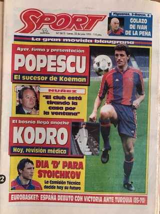 Lote 3 Diarios Sport - Fichajes Barça