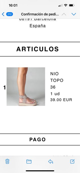 Sandalias MIM esparto ante Talla 36