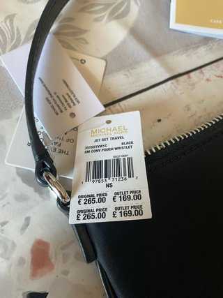Borsa a mano Michael Kors nera