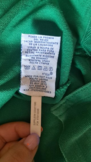 Polo Ralph Lauren Verde Talla L