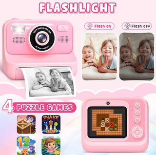 SIN ABRIR Cámara Fotos Infantil Instantánea 1080P