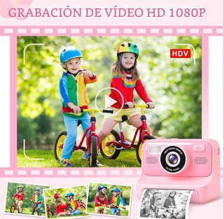 SIN ABRIR Cámara Fotos Infantil Instantánea 1080P