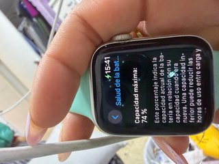 Apple Watch SE 44mm Plata/Blanco