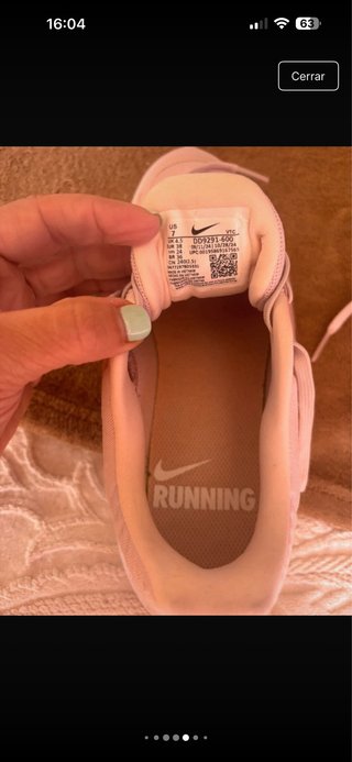 Zapatillas Running Nike Rosa y Blancas