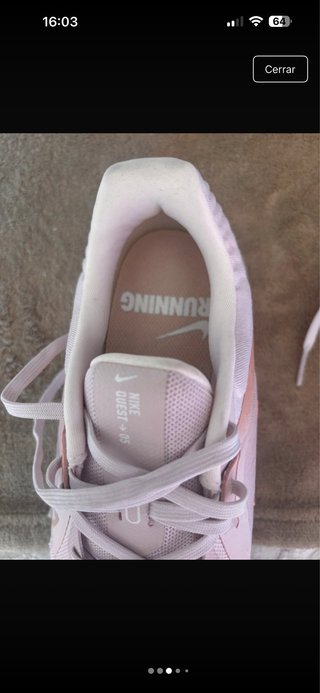 Zapatillas Running Nike Rosa y Blancas