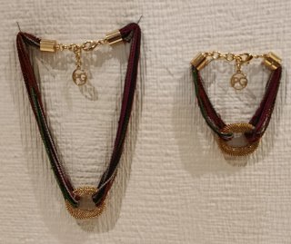Conjunto Purificación García collar y pulsera