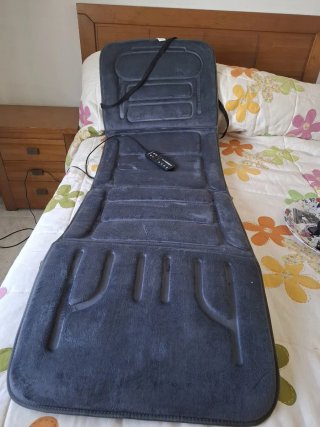 Colchoneta de masaje por vibracion con calor