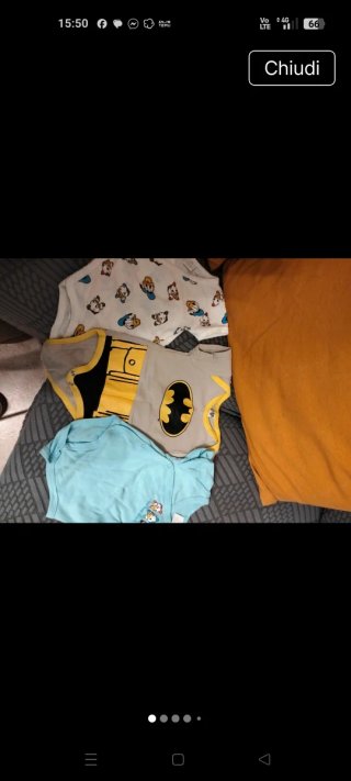 Set intimo neonato 3-6 mesi cotone