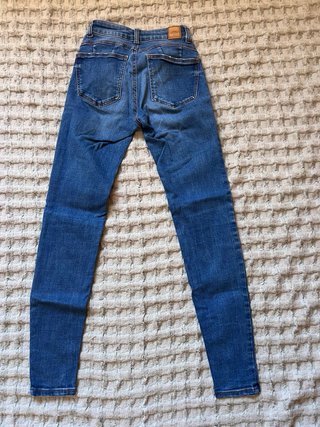 Pantalones pitillo vaqueros azules
