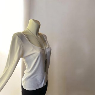 Rebeca Zara Blanca Manga Larga